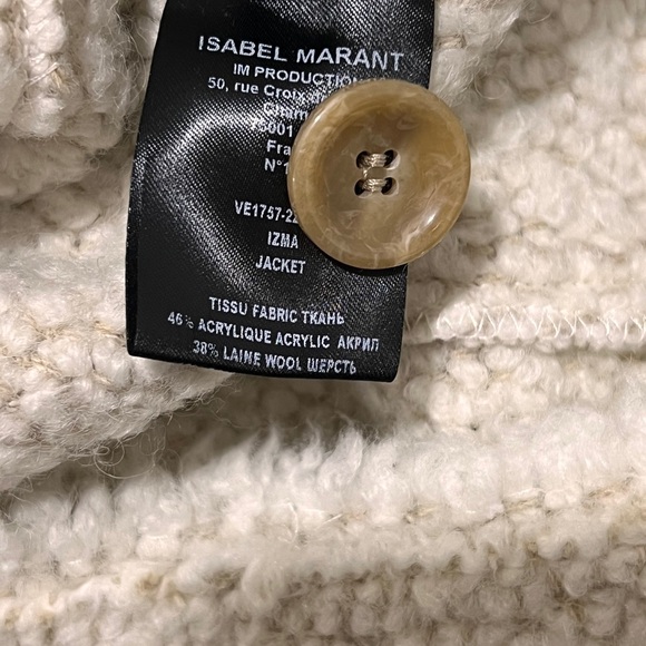 ISABEL MARANT Izma Cropped Jacket BNWTS MSRP $990 - Picture 11 of 16